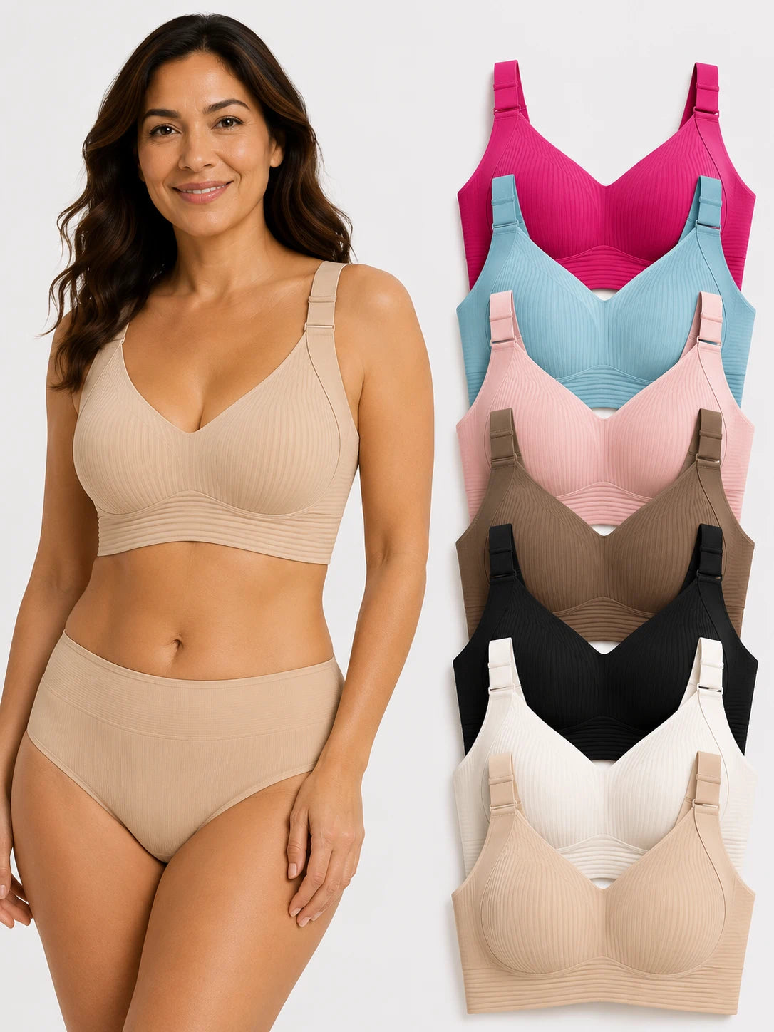 ComfortBra® | Colección semana completa de 7 brasiers sin varillas