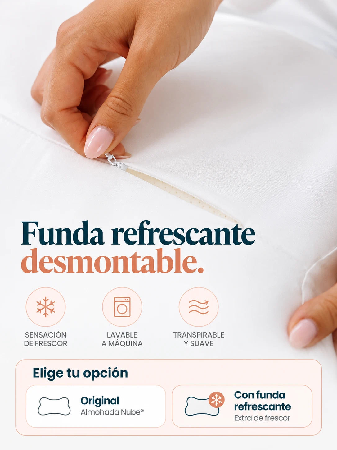 Almohada Cervical Nube® | La almohada que se adapta a tu cuello