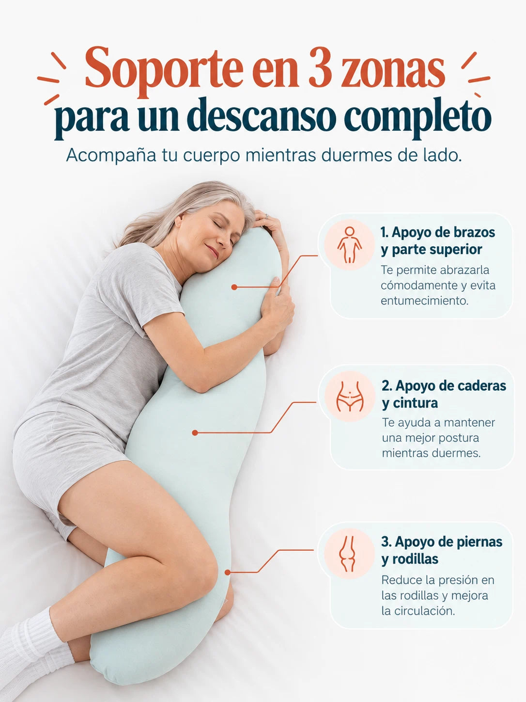 Almohada Alinea® | Todo tu cuerpo encuentra su lugar